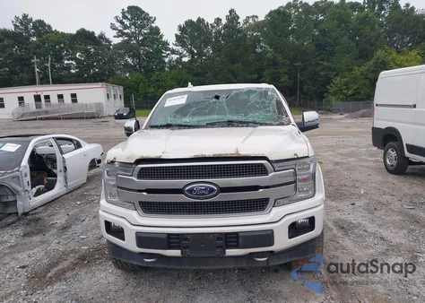 2018 Ford F-150 Platinum z USA, uszkodzony, nr VIN 1FTEW1E52JFD23737